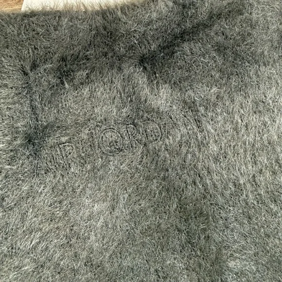 Jordan Flight Heritage Cardigan Mens SMALL Grey Ombre Fuzzy Sweater FV7426 NEW